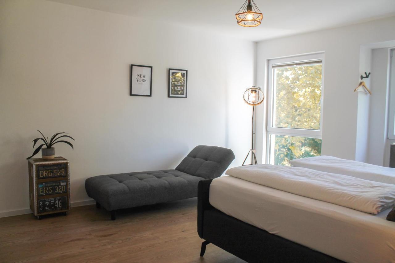 New York Apartment - Fuer Freunde & Familien, Stadtnah, Parkplatz, E-Ladestation, Gitterbox Fuer Fahrraeder, Fitnessstudio, Digitale Gaestemappe Mit Restaurant- Und Unternehmenstipps コブレンツ エクステリア 写真